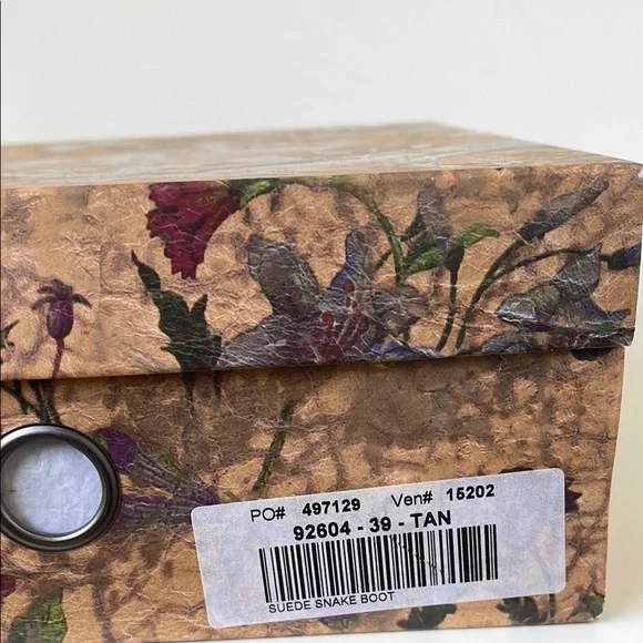 Jo Ghost Women's Sidewinder Suede Western Chelsea Boots EU 39 US 9 Italy Brown